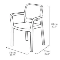 ALLIBERT By KETER - Lots De 6 Fauteuils Monoblocs Bella Empilables En Résine De Synthese - Imitation Rotin Tressé - Coloris Blanc. -Pino Soldes Boutique allibert by keter lots de 6 fauteuils monoblocs bella empilables en resine de synthese imitation rotin tresse coloris blanc 8711245152455 728762