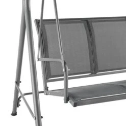 Balancelle Avec Structure En Acier - 3 Places - Victoria - Gris Anthracite -Pino Soldes Boutique balancelle avec structure en acier 3 places victoria gris anthracite 3619999360353 1313123