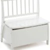 Banc Coffre Hêtre Blanc Bambino -Pino Soldes Boutique banc coffre hetre blanc bambino 4010221063162 152452