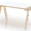 Bureau Enfant Réglable Laqué Blanc Et Bois Clair Milky -Pino Soldes Boutique bureau enfant reglable laque blanc et bois clair milky 327205