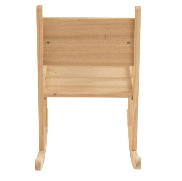 Chaise à Bascule Enfant Pin Massif Clair Zunli 6 Chaise à Bascule Enfant Pin Massif Clair Zunli – Image 4