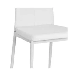 Chaise à Manger Similicuir Blanc Et Pieds Métal Noir Mikarel - Lot De 4 -Pino Soldes Boutique chaise a manger similicuir blanc et pieds metal noir mikarel lot de 4 3666722584418 250538