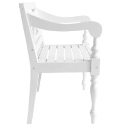 Chaise Avec Accoudoirs Bois Acajou Massif Blanc Gardene - Lot De 2 12 Chaise Avec Accoudoirs Bois Acajou Massif Blanc Gardene - Lot De 2 -Pino Soldes Boutique chaise avec accoudoirs bois acajou massif blanc gardene lot de 2 3666722768627 379686