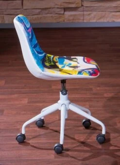 Chaise Bureau Imprimée Graffiti -Pino Soldes Boutique chaise bureau imprimee graffiti 4010340983334 71006