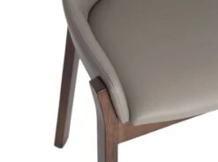 Chaise Contemporaine Bois Frêne Et Simili Cuir Sylva - Lot De 2 -Pino Soldes Boutique chaise contemporaine bois frene et simili cuir sylva lot de 2 339627