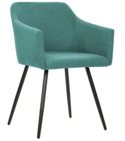Chaise De Salle à Manger Avec Accoudoirs Tissu Vert Sary - Lot De 2 -Pino Soldes Boutique chaise de salle a manger avec accoudoirs tissu vert sary lot de 2 3666722575980 329453