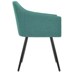 Chaise De Salle à Manger Avec Accoudoirs Tissu Vert Sary - Lot De 2 -Pino Soldes Boutique chaise de salle a manger avec accoudoirs tissu vert sary lot de 2 3666722575980 329457