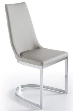 Chaise Design Simili Cuir Et Acier Chromé Stari - Lot De 4 -Pino Soldes Boutique chaise design simili cuir et acier chrome stari lot de 4 339514