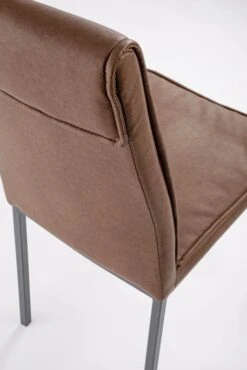 Chaise En Acier Revêtement Simili Cuir Marron Sofie - Lot De 4 17 Chaise En Acier Revêtement Simili Cuir Marron Sofie - Lot De 4 -Pino Soldes Boutique chaise en acier revetement simili cuir marron sofie lot de 4 3666722012249 1350257