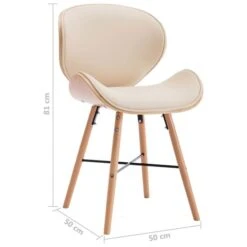 Chaise En Bois Clair Et Simili Cuir Beige Tulipa - Lot De 2 17 Chaise En Bois Clair Et Simili Cuir Beige Tulipa - Lot De 2 -Pino Soldes Boutique chaise en bois clair et simili cuir beige tulipa lot de 2 3666722501446 625172