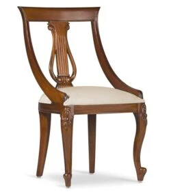 Chaise En Bois D'acajou Marron Castle