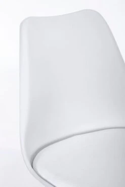 Chaise En Bois De Hêtre Et Plastique Blanc Teddy - Lot De 4 -Pino Soldes Boutique chaise en bois de hetre et plastique blanc teddy lot de 4 3666722012416 1350108