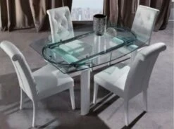 Chaise En Faux Cuir Capitonnée Thalia - Lot De 2 -Pino Soldes Boutique chaise en faux cuir capitonnee thalia lot de 2 3666722855426 1447581