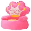 Chaise En Peluche Pour Enfants Princesse Rose