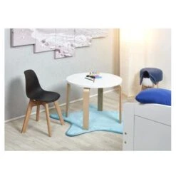 Chaise Enfant Plastique Noir Et Pieds Hêtre Massif Sadee -Pino Soldes Boutique chaise enfant plastique noir et pieds hetre massif sacha kids 3248116186301 413823