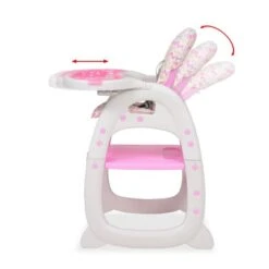 Chaise Haute Convertible 3-en-1 Avec Table Rose 15 Chaise Haute Convertible 3-en-1 Avec Table Rose -Pino Soldes Boutique chaise haute convertible 3 en 1 avec table rose 3666722520881 585600