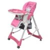 Chaise Haute Pour Bébés Deluxe Rose Hauteur Réglable -Pino Soldes Boutique chaise haute pour bebes deluxe rose hauteur reglable 8718475862574 585380