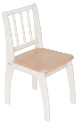 Chaise Hêtre Blanche Naturelle Bambino