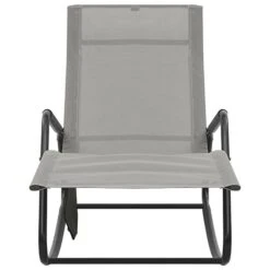 Chaise Longue Acier Et Textilène Gris -Pino Soldes Boutique chaise longue acier et textilene gris 3666722124744 1345201