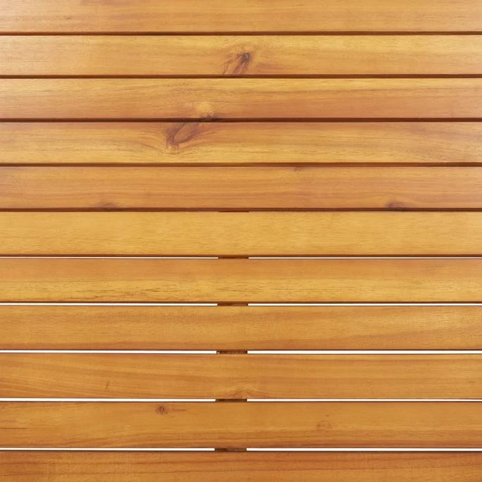 Chaise Longue Avec Coussin Bois D'acacia Et Acier Inoxydable 4 10 Chaise Longue Avec Coussin Bois D'acacia Et Acier Inoxydable 4 – Image 8