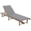 Chaise Longue De Jardin Avec Coussin Bambou 2 -Pino Soldes Boutique chaise longue de jardin avec coussin bambou 3666722617680 1007831