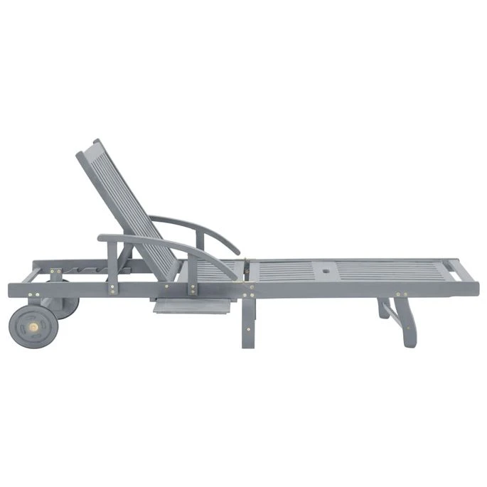 Chaise Longue De Jardin Avec Coussin Bois D'acacia Solide 57 12 Chaise Longue De Jardin Avec Coussin Bois D'acacia Solide 57 – Image 10