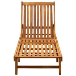 Chaise Longue De Jardin Avec Coussin Bois D'acacia Solide 36 -Pino Soldes Boutique chaise longue de jardin avec coussin bois d acacia solide 3666722617635 816520