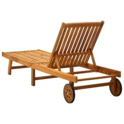 Chaise Longue De Jardin Avec Coussin Bois D'acacia Solide 36 -Pino Soldes Boutique chaise longue de jardin avec coussin bois d acacia solide 3666722617635 816521