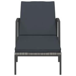 Chaise Longue De Jardin Avec Coussin Résine Tressée Gris -Pino Soldes Boutique chaise longue de jardin avec coussin resine tressee gris 3666722128094 1337495