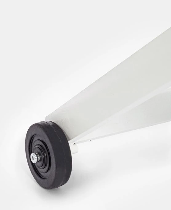 Chaise Longue En Aluminium Avec Roues Blanc Chloé - Lot De 4 9 Chaise Longue En Aluminium Avec Roues Blanc Chloé - Lot De 4 – Image 7