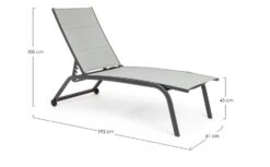 Chaise Longue En Aluminium Et Textylène Noir Chloé - Lot De 4 -Pino Soldes Boutique chaise longue en aluminium et textylene noir chloe lot de 4 3666722592413 1393446
