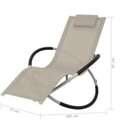 Chaise Longue Géométrique D'extérieur Acier Crème -Pino Soldes Boutique chaise longue geometrique d exterieur acier creme 3666722527729 554711