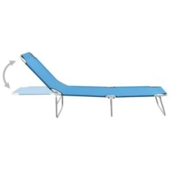 Chaise Longue Pliable Acier Et Tissu Bleu Turquoise -Pino Soldes Boutique chaise longue pliable acier et tissu bleu turquoise 3666722364072 936048