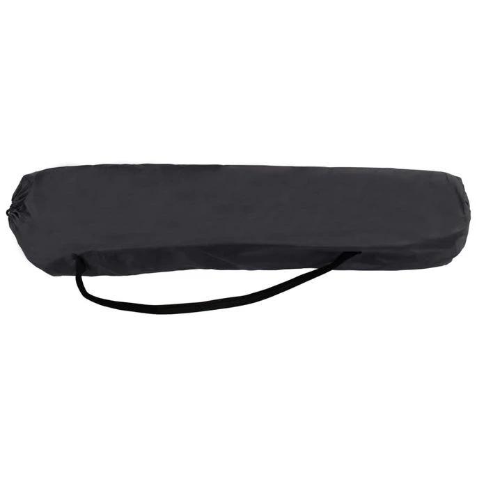 Chaise Longue Pliable Noir Acier 6 Chaise Longue Pliable Noir Acier – Image 4