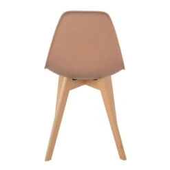 Chaise Nordique Camel Mate Et Pieds Hêtre Clair Tula - Lot De 2 -Pino Soldes Boutique chaise nordique camel mate et pieds hetre clair tula lot de 2 371851