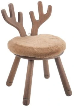 Chaise Oreille De Cerf En Bois Massif Naturel Bambi