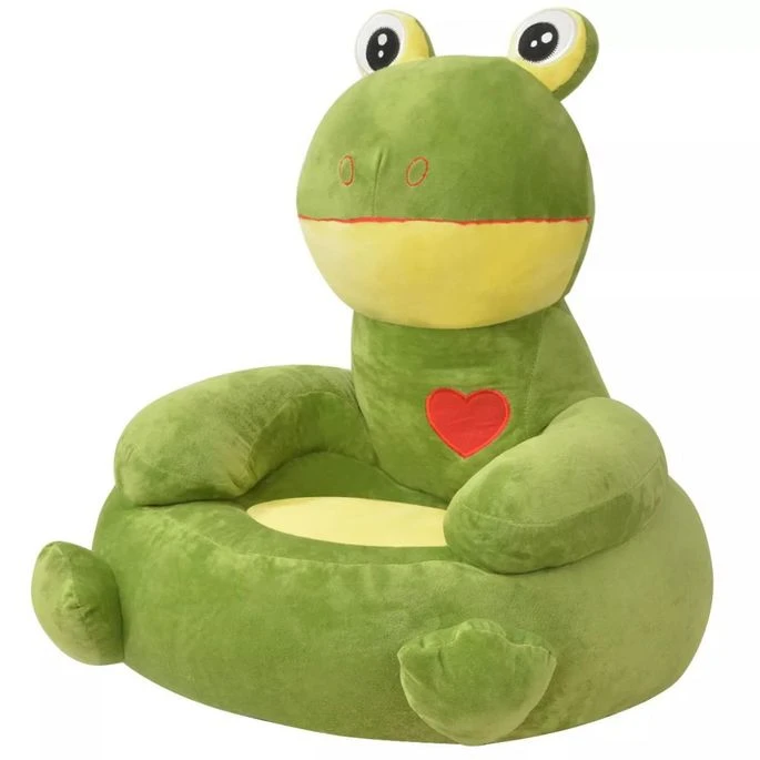 Chaise Pour Enfants En Peluche Grenouille Verte 3 Chaise Pour Enfants En Peluche Grenouille Verte