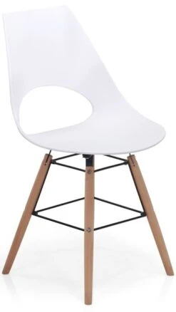 Chaise Scandinave Blanche Dona - Lot De 4 -Pino Soldes Boutique chaise scandinave blanche dona lot de 4 3327480026786 175898