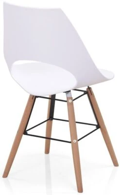 Chaise Scandinave Blanche Dona - Lot De 4 -Pino Soldes Boutique chaise scandinave blanche dona lot de 4 3327480026786 175899