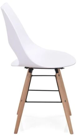 Chaise Scandinave Blanche Dona - Lot De 4 -Pino Soldes Boutique chaise scandinave blanche dona lot de 4 3327480026786 175900