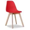 Chaise Scandinave Rouge Et Pieds Hêtre Naturel Kuisto - Lot De 2 2 Chaise Scandinave Rouge Et Pieds Hêtre Naturel Kuisto - Lot De 2 -Pino Soldes Boutique chaise scandinave rouge et pieds hetre naturel kuisto lot de 2 3666722100816 343265