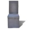 Chaise Tissu Gris Foncé Rista - Lot De 2 -Pino Soldes Boutique chaise tissu gris fonce lot de 2 8718475882459 404200