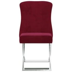 Chaises à Dîner 2 Pcs Bordeaux 53x52x98 Cm Velours Et Inox 13 Chaises à Dîner 2 Pcs Bordeaux 53x52x98 Cm Velours Et Inox -Pino Soldes Boutique chaises a diner 2 pcs bordeaux 53x52x98 cm velours et inox 3666722385749 905398