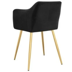 Chaises De Salle à Manger 2 Pcs Noir Velours Loka -Pino Soldes Boutique chaises de salle a manger 2 pcs noir velours loka 3666722769037 1320544