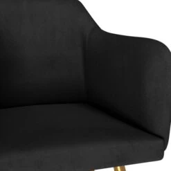 Chaises De Salle à Manger 2 Pcs Noir Velours Loka -Pino Soldes Boutique chaises de salle a manger 2 pcs noir velours loka 3666722769037 1320545