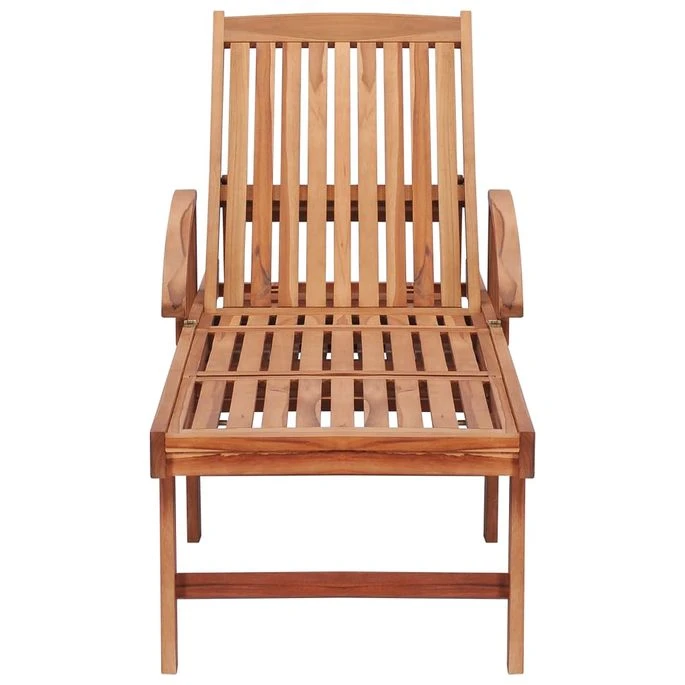 Chaises Longues 2 Pcs Avec Coussin Vert Vif Bois De Teck Solide 7 Chaises Longues 2 Pcs Avec Coussin Vert Vif Bois De Teck Solide – Image 5