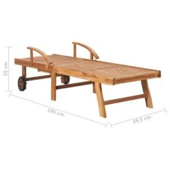 Chaises Longues 2 Pcs Avec Table Et Coussin Bois De Teck Solide 12 -Pino Soldes Boutique chaises longues 2 pcs avec table et coussin bois de teck solide 3666722391351 897245