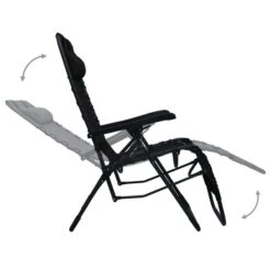 Chaises Pliables De Terrasse 2 Pcs Noir Textilène -Pino Soldes Boutique chaises pliables de terrasse 2 pcs noir textilene 3666722356541 942193
