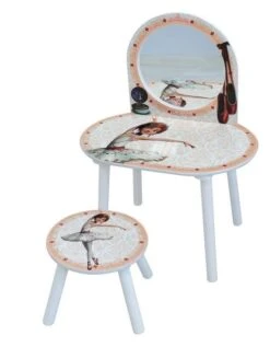 Coiffeuse Avec Tabouret Ballerina