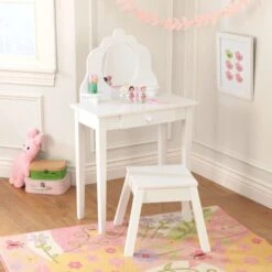 Coiffeuse Et Tabouret Blanc Kidkraft 13009 -Pino Soldes Boutique coiffeuse et tabouret blanc kidkraft 13009 0706943130094 139734